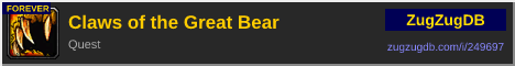 Claws of the Great Bear: forum signature banner