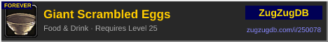 Giant Scrambled Eggs: forum signature banner