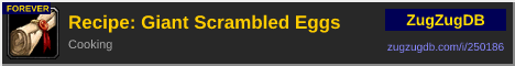 Recipe: Giant Scrambled Eggs: forum signature banner