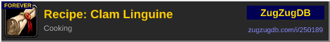 Recipe: Clam Linguine: forum signature banner
