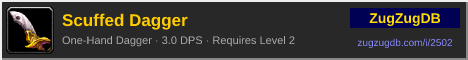Scuffed Dagger: forum signature banner