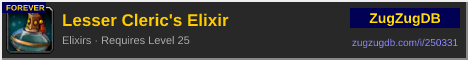 Lesser Cleric's Elixir: forum signature banner