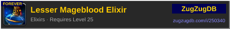 Lesser Mageblood Elixir: forum signature banner