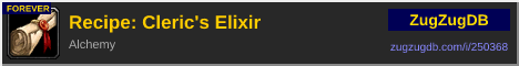 Recipe: Cleric's Elixir: forum signature banner
