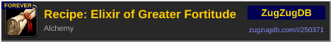 Recipe: Elixir of Greater Fortitude: forum signature banner