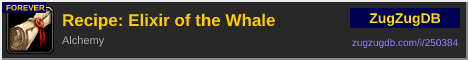 Recipe: Elixir of the Whale: forum signature banner