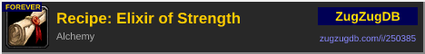 Recipe: Elixir of Strength: forum signature banner