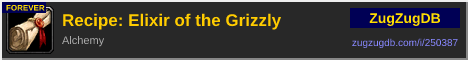 Recipe: Elixir of the Grizzly: forum signature banner