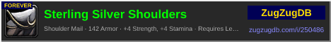 Sterling Silver Shoulders: forum signature banner