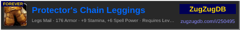 Protector's Chain Leggings: forum signature banner