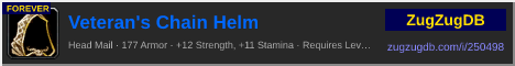 Veteran's Chain Helm: forum signature banner