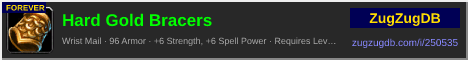 Hard Gold Bracers: forum signature banner