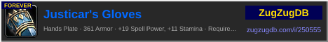 Justicar's Gloves: forum signature banner