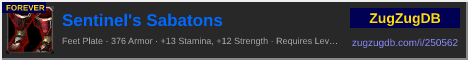 Sentinel's Sabatons: forum signature banner