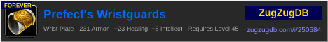Prefect's Wristguards: forum signature banner