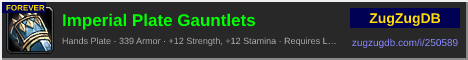 Imperial Plate Gauntlets: forum signature banner