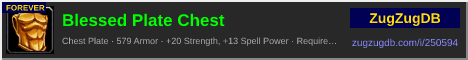 Blessed Plate Chest: forum signature banner