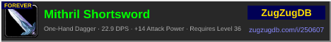 Mithril Shortsword: forum signature banner