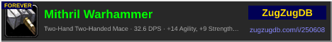 Mithril Warhammer: forum signature banner