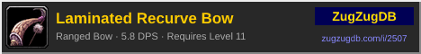 Laminated Recurve Bow: forum signature banner