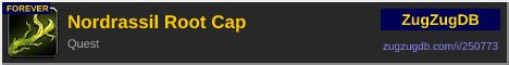 Nordrassil Root Cap: forum signature banner