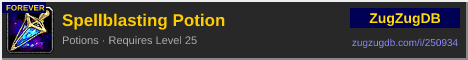 Spellblasting Potion: forum signature banner