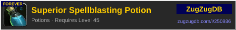 Superior Spellblasting Potion: forum signature banner
