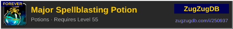 Major Spellblasting Potion: forum signature banner