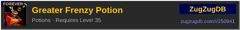 Greater Frenzy Potion: forum signature banner
