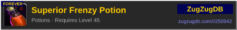 Superior Frenzy Potion: forum signature banner
