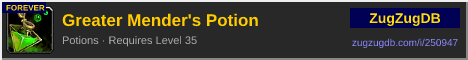 Greater Mender's Potion: forum signature banner
