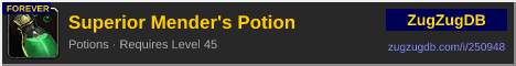 Superior Mender's Potion: forum signature banner