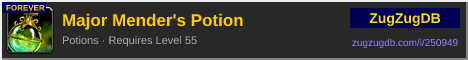 Major Mender's Potion: forum signature banner