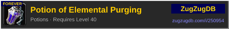 Potion of Elemental Purging: forum signature banner