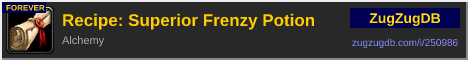 Recipe: Superior Frenzy Potion: forum signature banner
