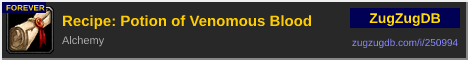 Recipe: Potion of Venomous Blood: forum signature banner