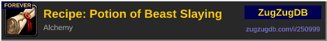 Recipe: Potion of Beast Slaying: forum signature banner