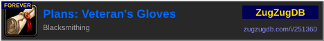 Plans: Veteran's Gloves: forum signature banner