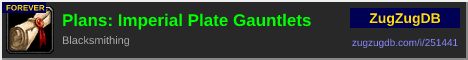 Plans: Imperial Plate Gauntlets: forum signature banner
