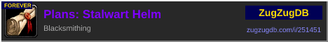 Plans: Stalwart Helm: forum signature banner