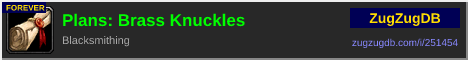 Plans: Brass Knuckles: forum signature banner