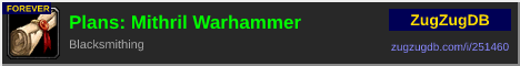 Plans: Mithril Warhammer: forum signature banner