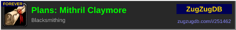 Plans: Mithril Claymore: forum signature banner