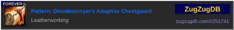 Pattern: Dinodestroyer's Adaptive Chestguard: forum signature banner