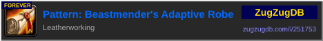 Pattern: Beastmender's Adaptive Robe: forum signature banner
