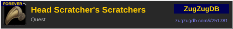Head Scratcher's Scratchers: forum signature banner