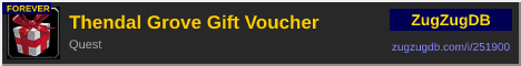 Thendal Grove Gift Voucher: forum signature banner