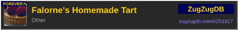 Falorne's Homemade Tart: forum signature banner