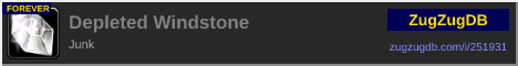 Depleted Windstone: forum signature banner