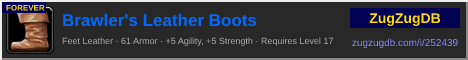 Brawler's Leather Boots: forum signature banner